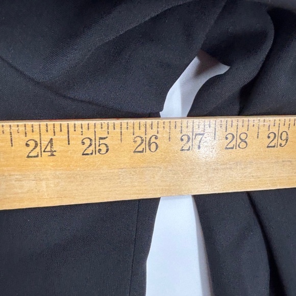 Le Suit Womens 24W Single Button Blazer Slim Fit Pants Suit Black Office Career - Picture 10 of 16